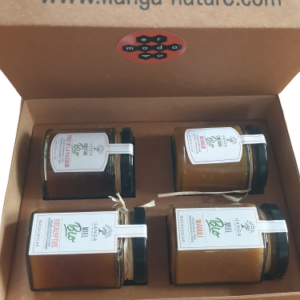 Coffret ORIGINAL 2 miels 2 confitures BIO